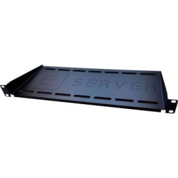 Полка 19&quot; Eserver 1U глуб. 200мм, цвет черный (PK-1U-200-B)