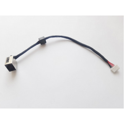 Роз&#039;єм живлення ноутбука з кабелем Dell PJ801 (7.4x5.0mm+center pin) 5-pin 15 см (A49124)