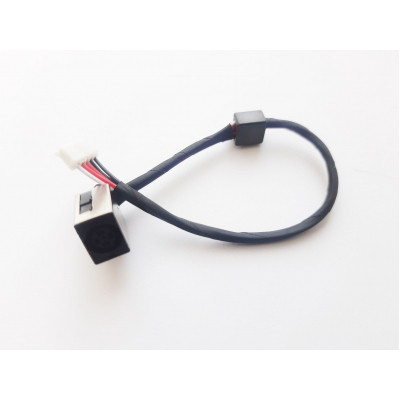 Роз&#039;єм живлення ноутбука з кабелем Dell PJ801 (7.4x5.0mm+center pin) 5-pin 15 см (A49124)