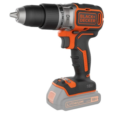 Шуруповерт Black&amp;Decker ударний 18 В, 52 Нм (без АКБ та ЗП) (BL188N)