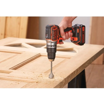 Шуруповерт Black&amp;Decker ударний 18 В, 52 Нм (без АКБ та ЗП) (BL188N)