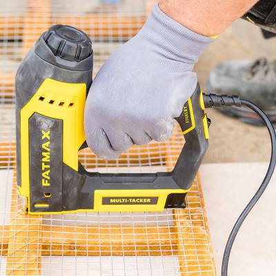 Степлер будівельний Stanley електричний Fatmax Multi-Tacker, 5 в 1, скобы G, Н, СТ, гвозди и шпильки 18 GA. (FMHT6-75934)