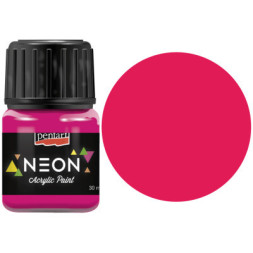 Акрилові фарби Pentart Neon, Рожева, 30 мл (5997412761320)
