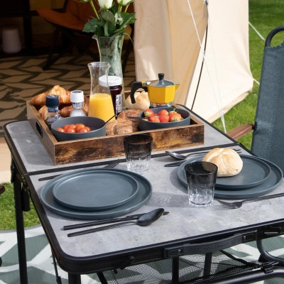 Туристичний стіл Bo-Camp Northgate 120x60 cm Black/Grey (1404186)