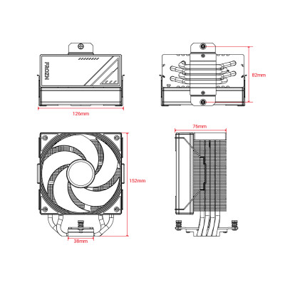 Кулер до корпусу ID-Cooling FROZN A410 SE ARGB