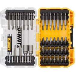 Набір біт DeWALT Phillips, Pozidriv, Torx, L = 25, 50 мм, головки 8, 10 мм, маг. держ., 40 шт, кейс (DT70705)