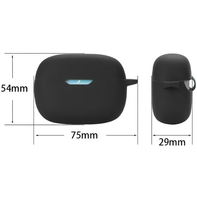 Чохол для навушників BeCover Silicon для JBL Wave Beam TWS Black (710189)