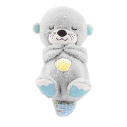 Нічник Bambi М'яка іграшка-нічник Дихаюча видра Light Grey (2284-25 l.gr.)