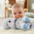 Нічник Bambi М&#039;яка іграшка-нічник Дихаюча видра Light Grey (2284-25 l.gr.)
