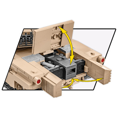 Конструктор Cobi Танк M1A2 Абрамс, 975 деталей (COBI-2622)