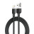 Дата кабель USB 2.0 AM to Lightning 1.0m 2.1A silicone black XO (NB208-L-1-BK)