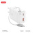 Зарядний пристрій XO 1xUSB-C + 1xUSB QC30W GaN + cable USB-C to USB-C white (XO-CE31)