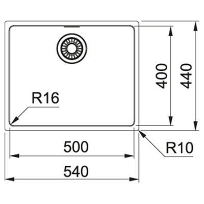 Мийка кухонна Franke Maris MRX 110-50/122.0598.741 (122.0598.741)