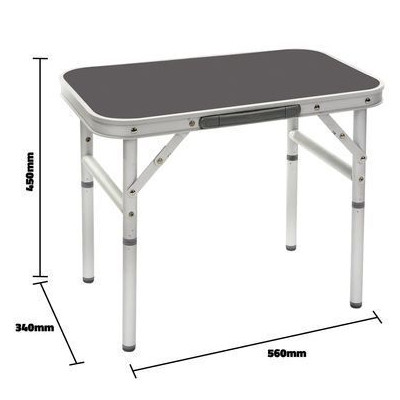 Туристичний стіл Bo-Camp 56x34 cm Grey (1404394) (DAS303274)