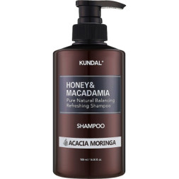 Шампунь Kundal Honey &amp; Macadamia Nature Shampoo Acacia Moringa 500 мл (8809568741101)