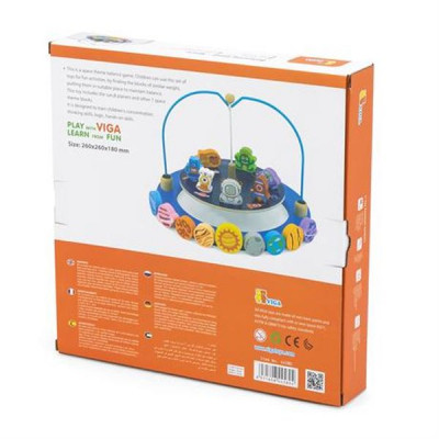 Розвиваюча іграшка Viga Toys гра-баланс Космос (44580)