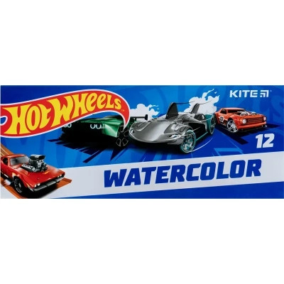 Акварельні фарби Kite Hot Wheels 12 кольорів (HW23-041)