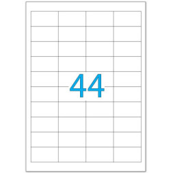 Етикетка самоклеюча Tama 48,3х25,4 (44 на листі) с/кл (100листів) (18264)