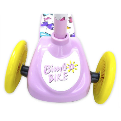 Самокат Bimbo Bike Butterflies 12&quot; з регулюванням висоти Рожево-жовтий (75802-IS)