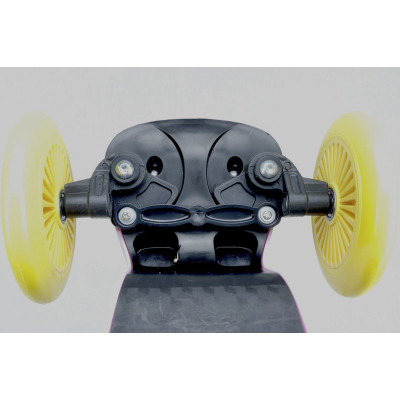 Самокат Bimbo Bike Butterflies 12&quot; з регулюванням висоти Рожево-жовтий (75802-IS)