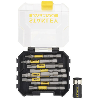 Набір біт Stanley FatMax, Torx, T10, T15, T20, T25, T30, Т40, L = 50 мм, 10 шт, кейс (STA88566)
