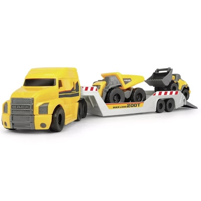 Спецтехніка Dickie Toys Вантажівка Мак з технікою Вольво (3725005)