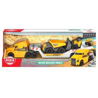 Спецтехніка Dickie Toys Вантажівка Мак з технікою Вольво (3725005)