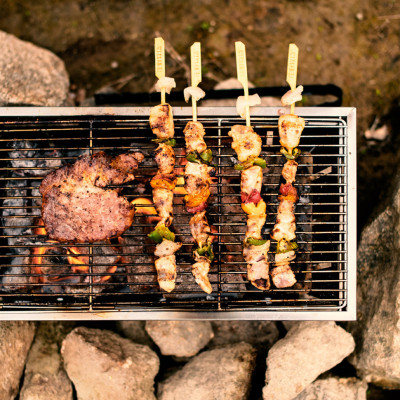 Гриль-барбекю Naturehike Mini Picnic BBQ Grill NH20CJ006 Сталь (6927595767672)