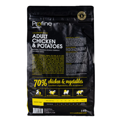 Сухий корм для собак Profine Adult Chicken з куркою та картоплею 3 кг (8595602517442)