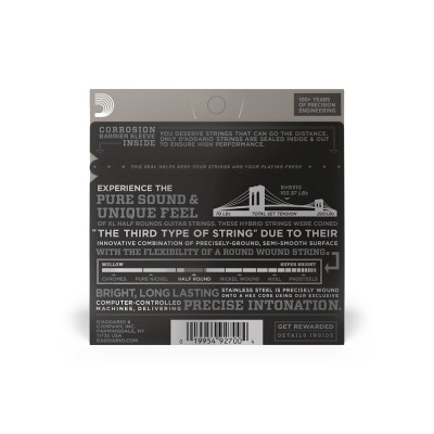 Струни для гітари D&#039;Addario XL Half Rounds Regular Light (10-46) (EHR310)