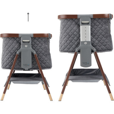 Ліжечко Tutti Bambini CoZee Luxe gray (211208/6581)