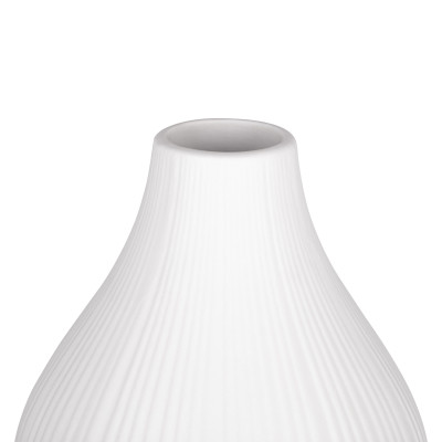 Ваза Ardesto Lucca, 13х15.5см, порцеляна, білий (AR3802W)