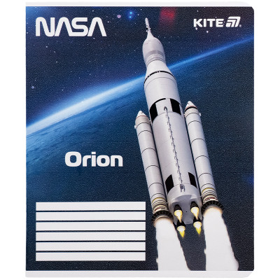 Зошит Kite NASA, 18 аркушів, клітинка (NS25-236)