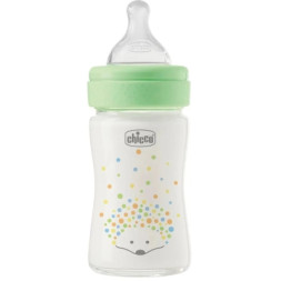 Пляшечка для годування Chicco Perfect Easy силіконова, від 0+ міс. повільний потік 150 мл, (20251.30)