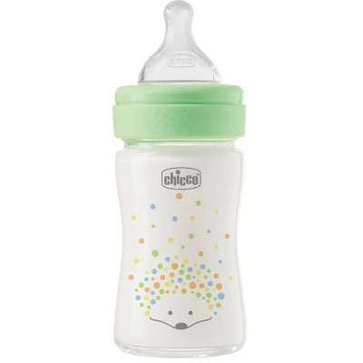 Пляшечка для годування Chicco Perfect Easy силіконова, від 0+ міс. повільний потік 150 мл, (20251.30)