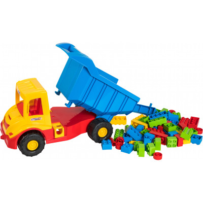 Спецтехніка Tigres &quot;Multi truck&quot; вантажівка з конструктором жовтий (39221)