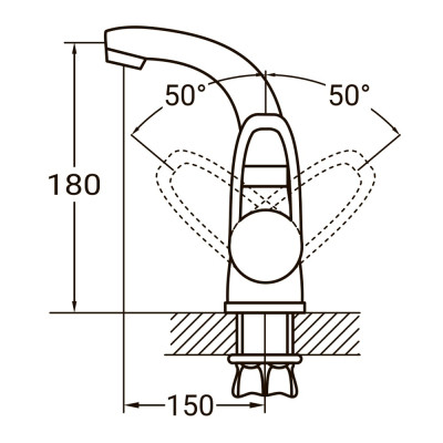 Змішувач AQUATICA HL-1A230C