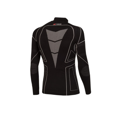 Термокофта X-Tech Maglia Race 3 Munica Lunga lupetto Nero XXL/XXXL (MagliaRace3LupettoXXL/3XL)