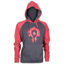 Худі Jinx World of Warcraft Proud Horde Heather/Crimson Heather Black L (JINX-11344L)