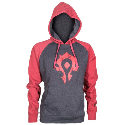 Худі Jinx World of Warcraft Proud Horde Heather/Crimson Heather Black L (JINX-11344L)