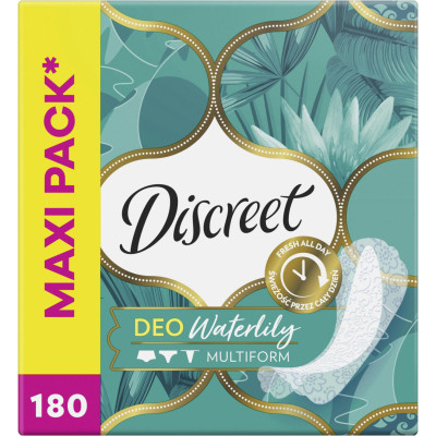 Щоденні прокладки Discreet Deo Waterlily 180 шт. (8700216859226)