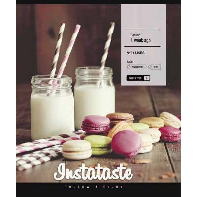 Зошит Школярик Instalife 96 аркушів лінія (096-3389L)