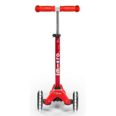 Самокат Micro Mini Deluxe Red LED (MMD052)