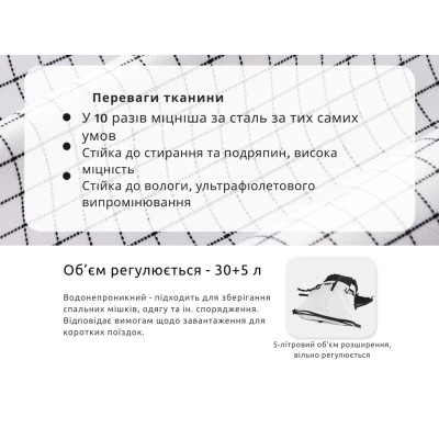 Рюкзак туристичний Naturehike CNK2300016, 30+5 л, чорний (6976507661331)