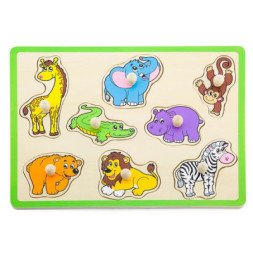 Розвиваюча іграшка Viga Toys Дикі тварини (50019)