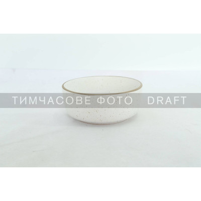 Салатник Ardesto Midori, 700мл, 16см, кераміка, білий (AR0116MW)