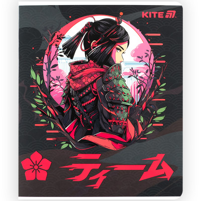 Зошит Kite Anime, 48 аркушів, клітинка (K25-259-1)