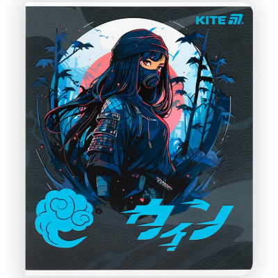 Зошит Kite Anime, 48 аркушів, клітинка (K25-259-1)