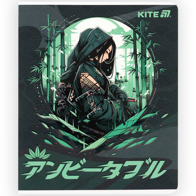 Зошит Kite Anime, 48 аркушів, клітинка (K25-259-1)