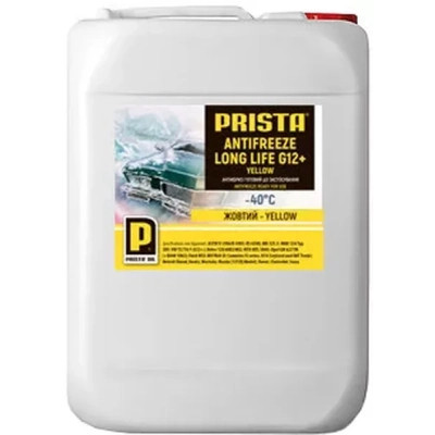 Антифриз PRISTA Long Life G12+ Yellow 10л (74627)